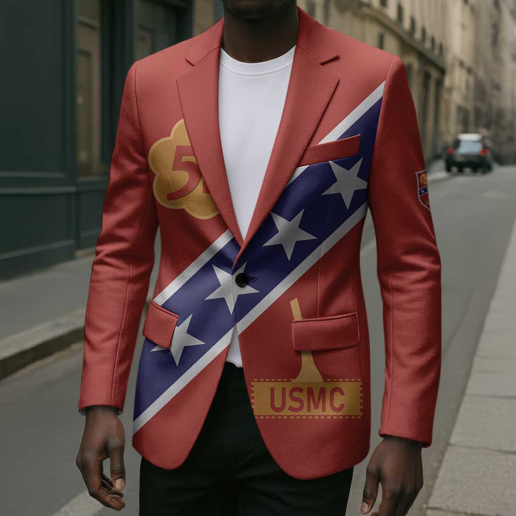 Montford Point Marines Blazer 52 USMC Tribute