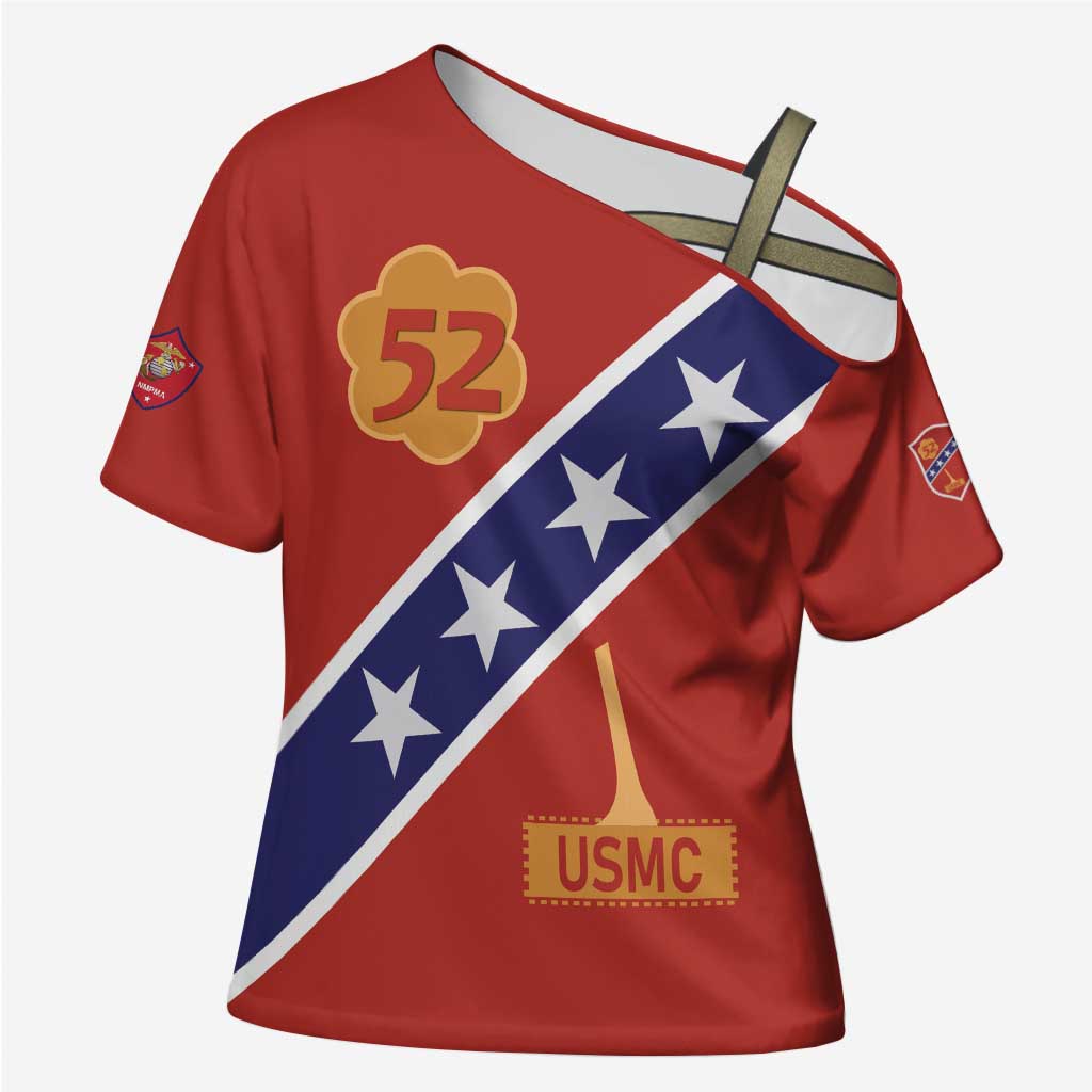 Montford Point Marines Cross Shoulder Shirt 52 USMC Tribute