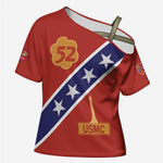 Montford Point Marines Cross Shoulder Shirt 52 USMC Tribute