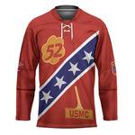 Montford Point Marines Hockey Jersey 52 USMC Tribute