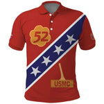 52 USMC Legacy Polo Shirt Proud Montford Point Marines - African Pride
