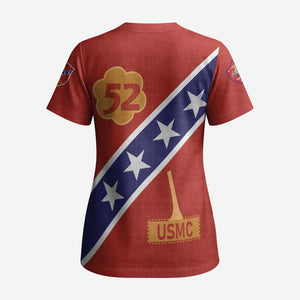 52 USMC Legacy Scrub Top Proud Montford Point Marines - African Pride