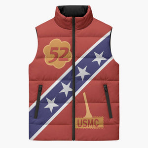 Montford Point Marines Sleeveless Puffer Jacket 52 USMC Tribute