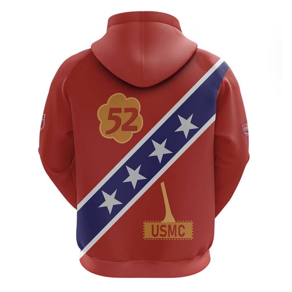 52 USMC Legacy Zip Hoodie Proud Montford Point Marines - African Pride