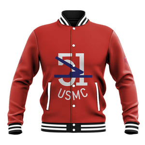 51 USMC Legacy Baseball Jacket Proud Montford Point Marines - African Pride