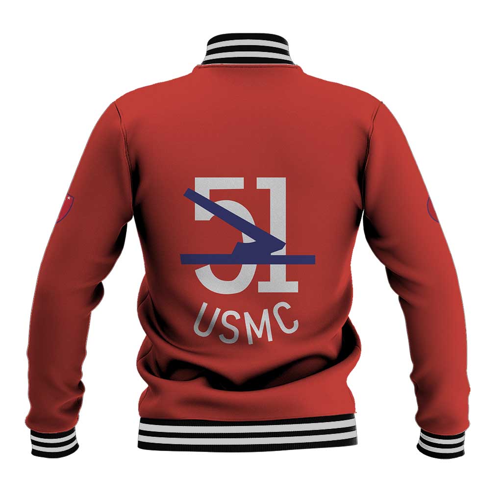 51 USMC Legacy Baseball Jacket Proud Montford Point Marines - African Pride
