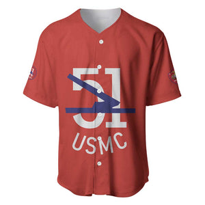 51 USMC Legacy Baseball Jersey Proud Montford Point Marines - African Pride