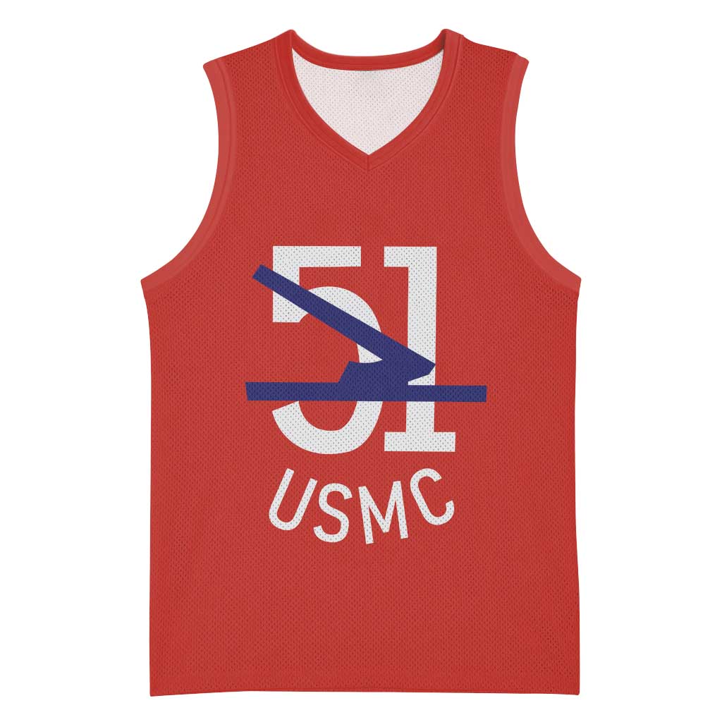 51 USMC Legacy Basketball Jersey Proud Montford Point Marines - African Pride