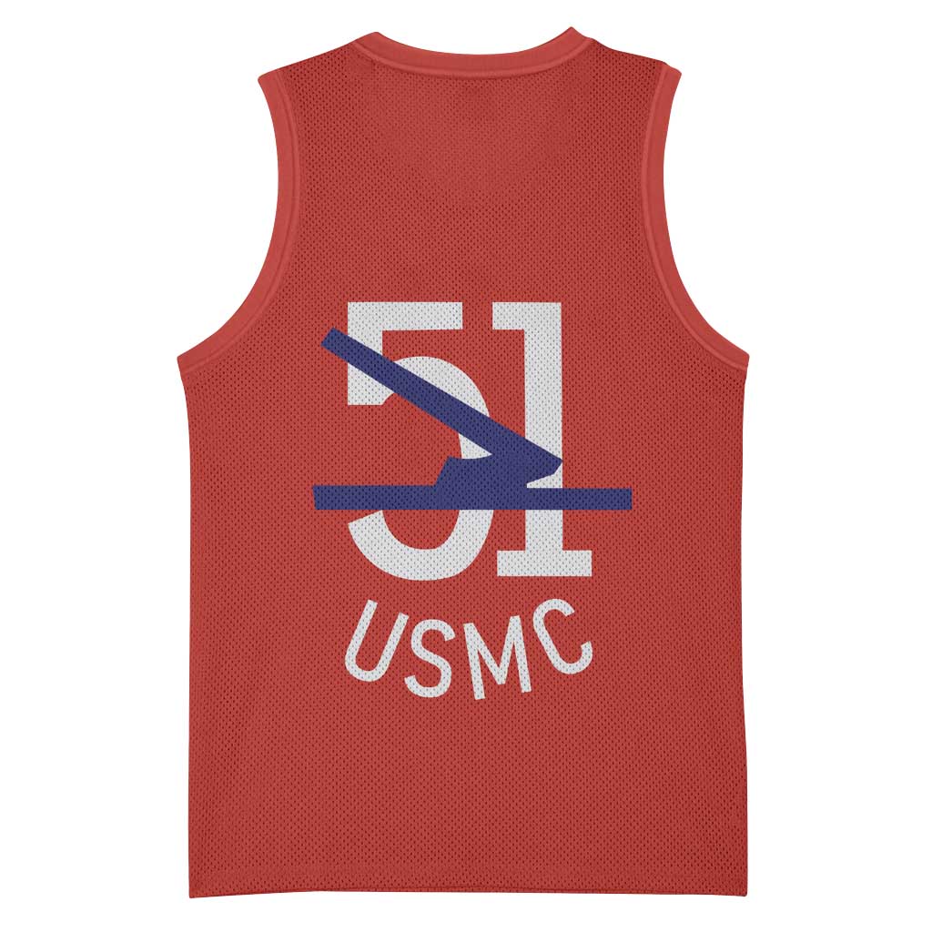 51 USMC Legacy Basketball Jersey Proud Montford Point Marines - African Pride