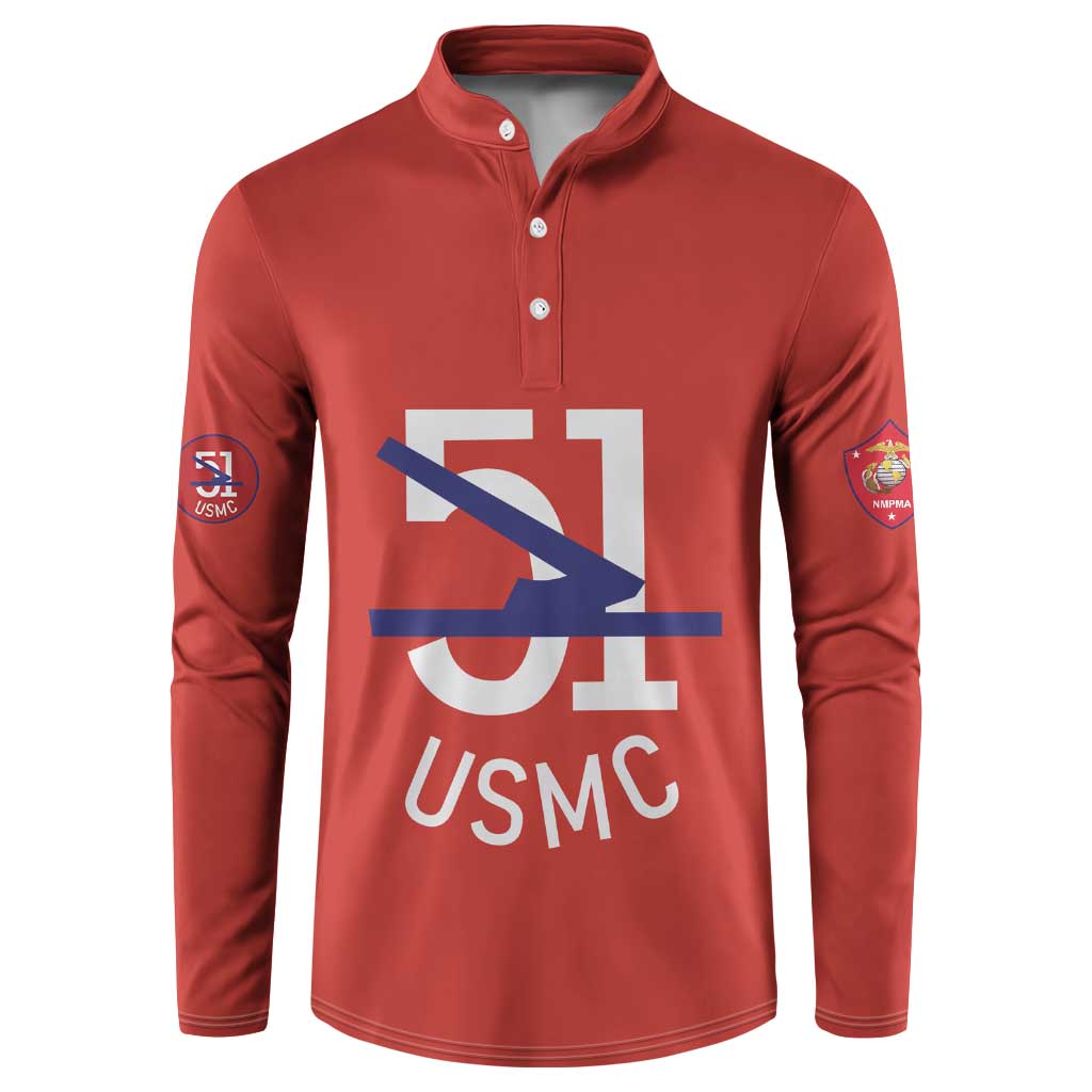 Montford Point Marines Button Sweatshirt 51 USMC Tribute