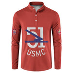 Montford Point Marines Button Sweatshirt 51 USMC Tribute