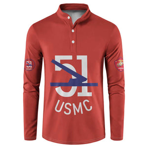Montford Point Marines Button Sweatshirt 51 USMC Tribute
