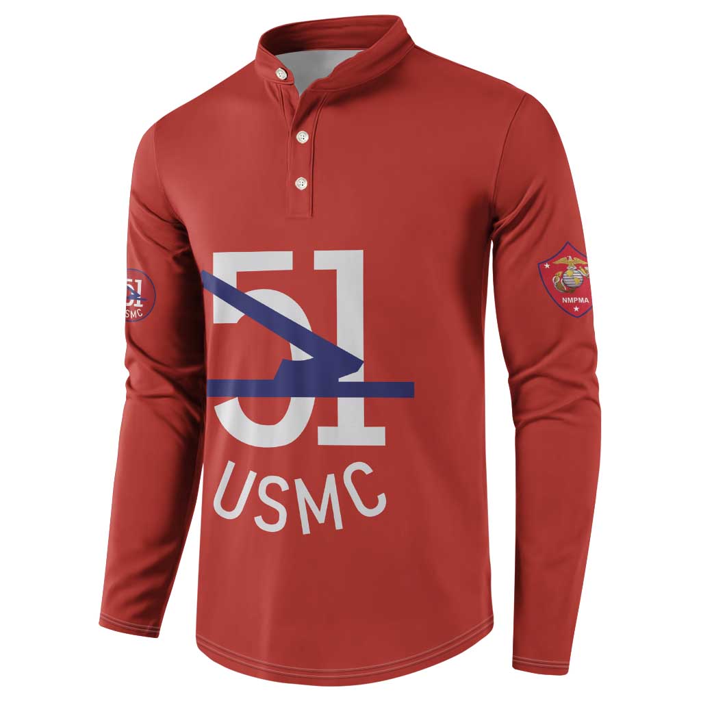 Montford Point Marines Button Sweatshirt 51 USMC Tribute