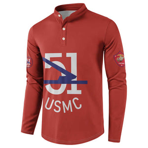 Montford Point Marines Button Sweatshirt 51 USMC Tribute