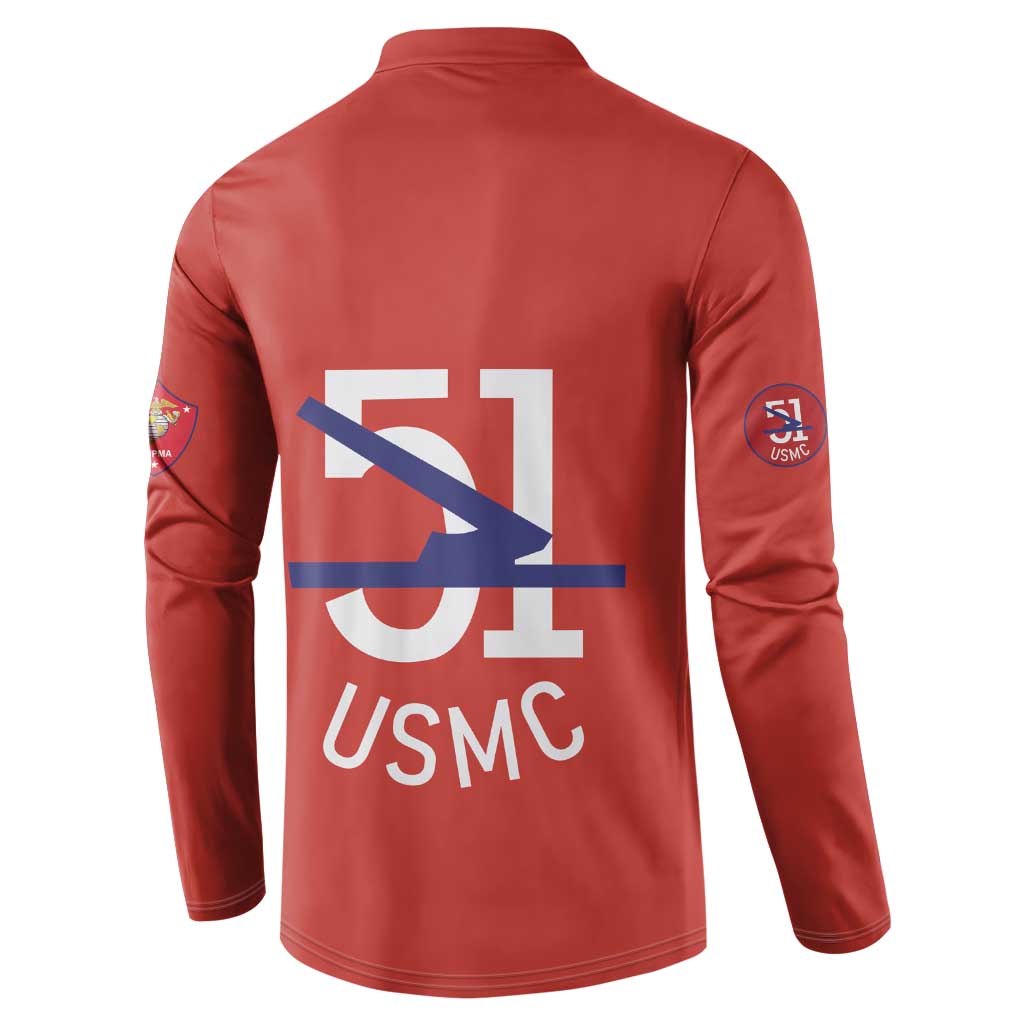 Montford Point Marines Button Sweatshirt 51 USMC Tribute