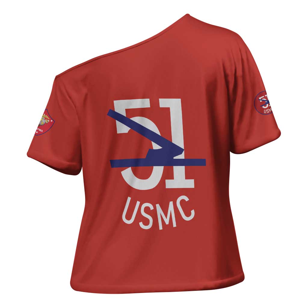 Montford Point Marines Cross Shoulder Shirt 51 USMC Tribute