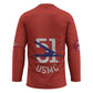 Montford Point Marines Hockey Jersey 51 USMC Tribute