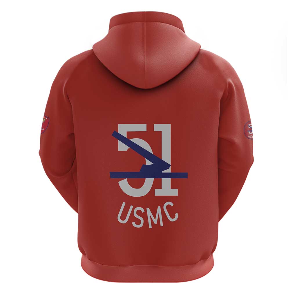 51 USMC Legacy Hoodie Proud Montford Point Marines - African Pride