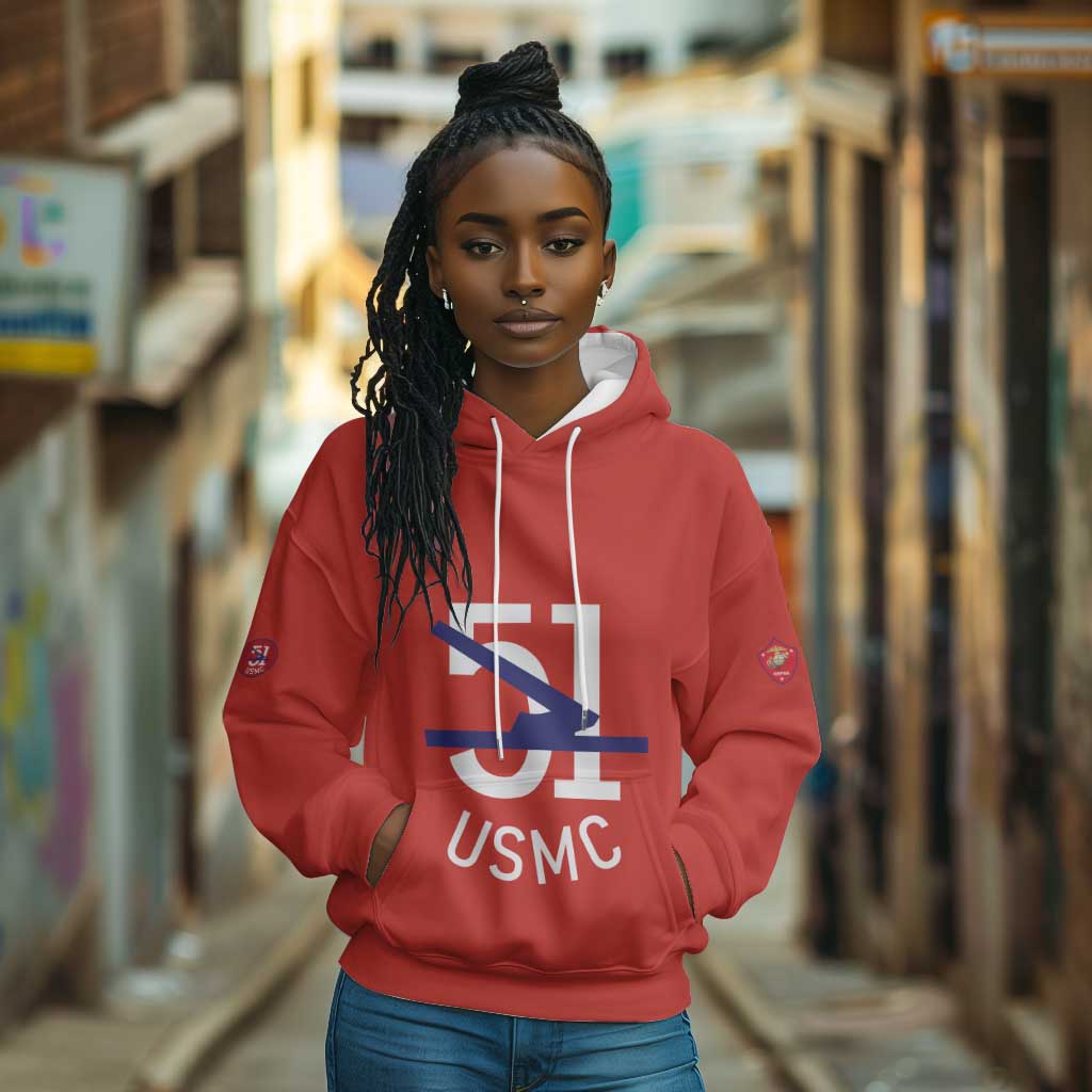 51 USMC Legacy Hoodie Proud Montford Point Marines - African Pride