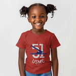 51 USMC Legacy Kid T shirt Proud Montford Point Marines - African Pride