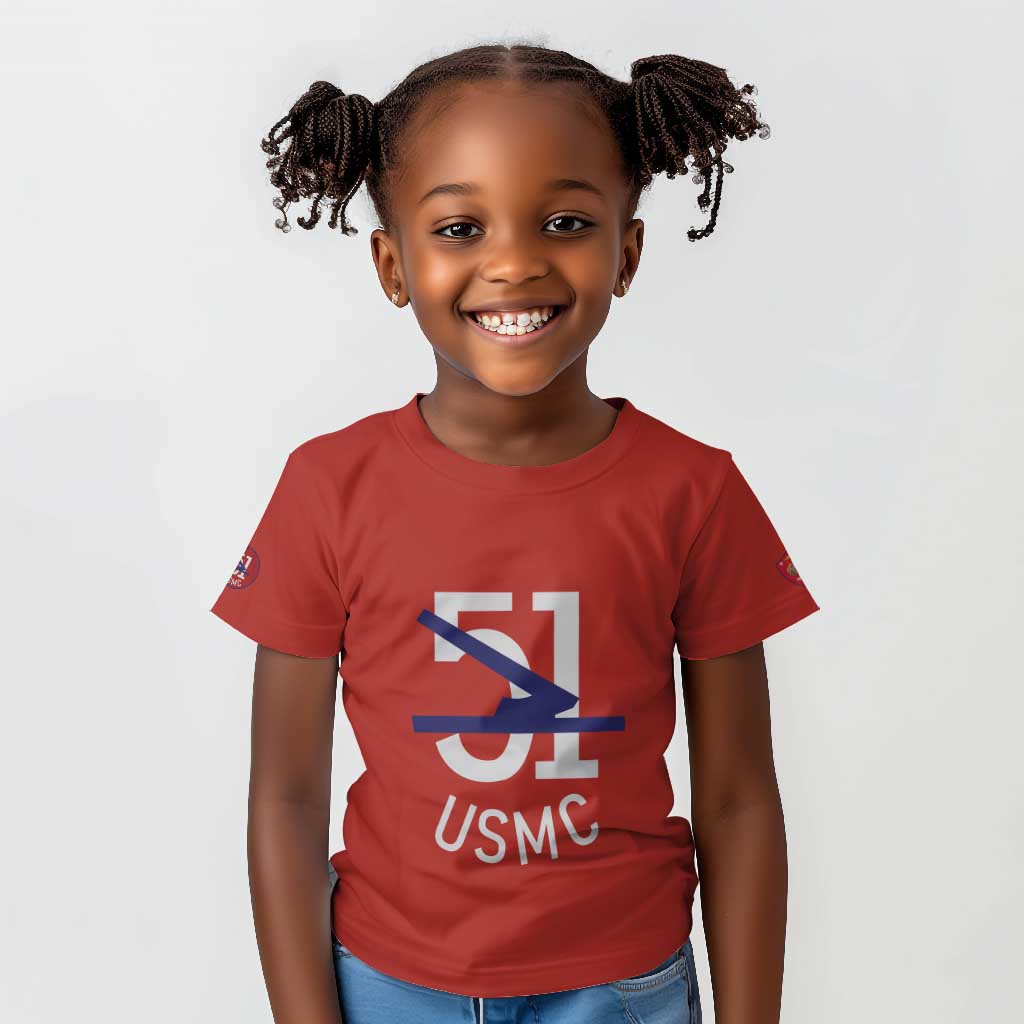 51 USMC Legacy Kid T shirt Proud Montford Point Marines - African Pride