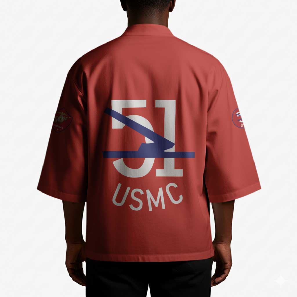 Montford Point Marines Kimono 51 USMC Tribute