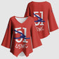 Montford Point Marines Kimono Sleeve Blouse 51 USMC Tribute