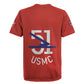 51 USMC Legacy Rugby Jersey Proud Montford Point Marines - African Pride