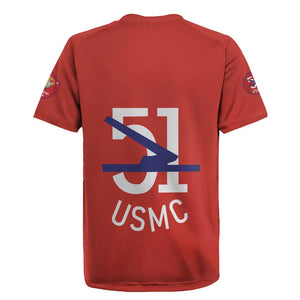 51 USMC Legacy Rugby Jersey Proud Montford Point Marines - African Pride