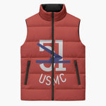Montford Point Marines Sleeveless Puffer Jacket 51 USMC Tribute