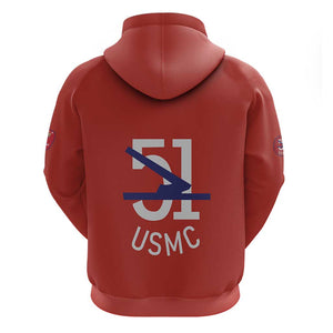 51 USMC Legacy Zip Hoodie Proud Montford Point Marines - African Pride