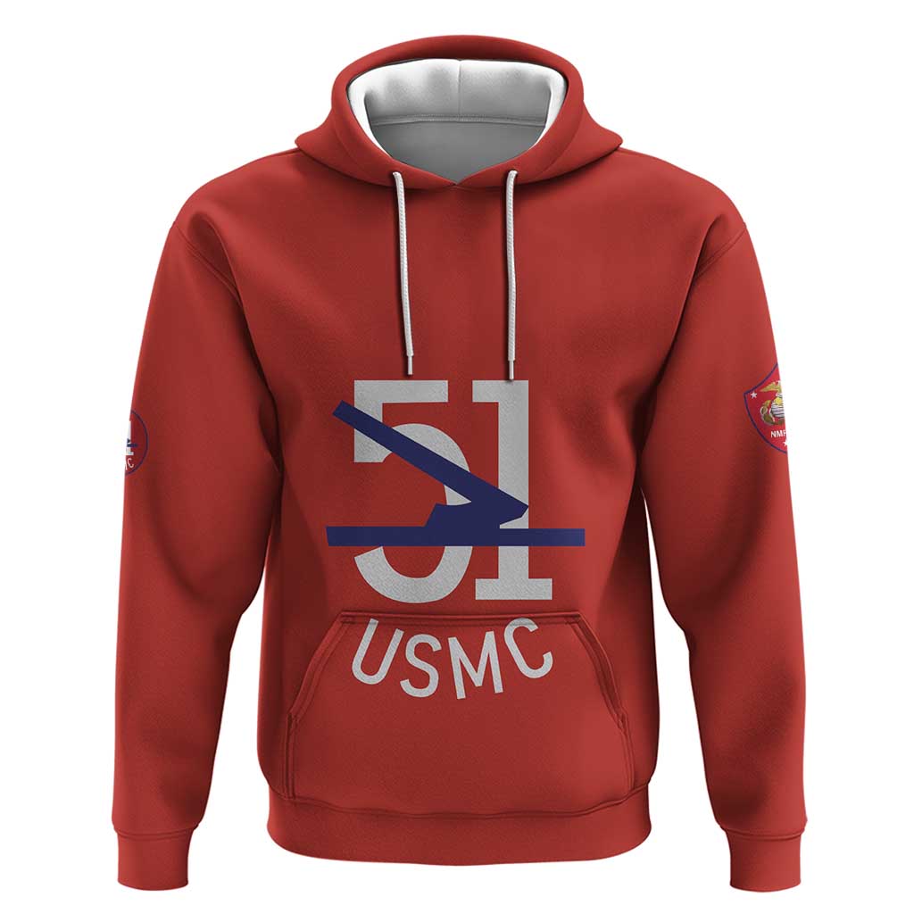 51 USMC Legacy Zip Hoodie Proud Montford Point Marines - African Pride