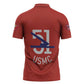 Montford Point Marines Zipper Polo Shirt 51 USMC Tribute