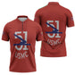 Montford Point Marines Zipper Polo Shirt 51 USMC Tribute
