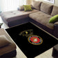 Montford Point Marines Area Rug African American Heroes Black - African Pride