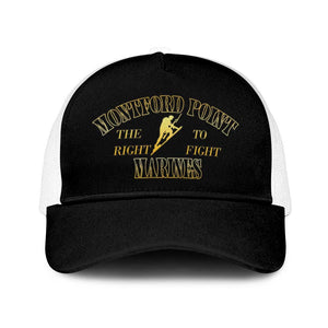 Montford Point Marines Baseball Net Cap African American Heroes Black - African Pride