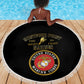 Montford Point Marines Beach Blanket African American Heroes Black - African Pride