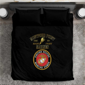 Montford Point Marines Bedding Set African American Heroes Black - African Pride
