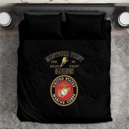 Montford Point Marines Bedding Set African American Heroes Black - African Pride