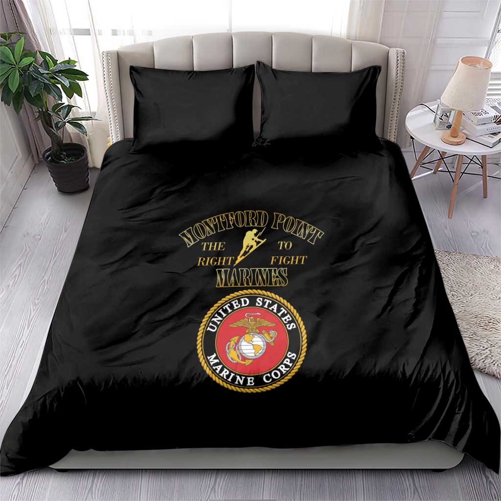 Montford Point Marines Bedding Set African American Heroes Black - African Pride