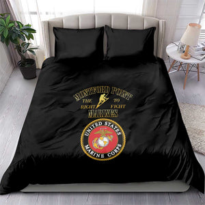 Montford Point Marines Bedding Set African American Heroes Black - African Pride
