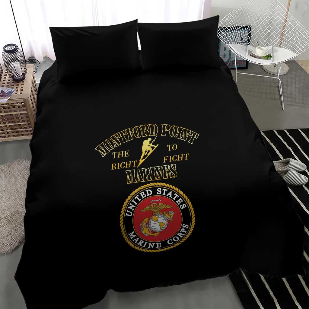 Montford Point Marines Bedding Set African American Heroes Black - African Pride