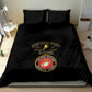 Montford Point Marines Bedding Set African American Heroes Black - African Pride
