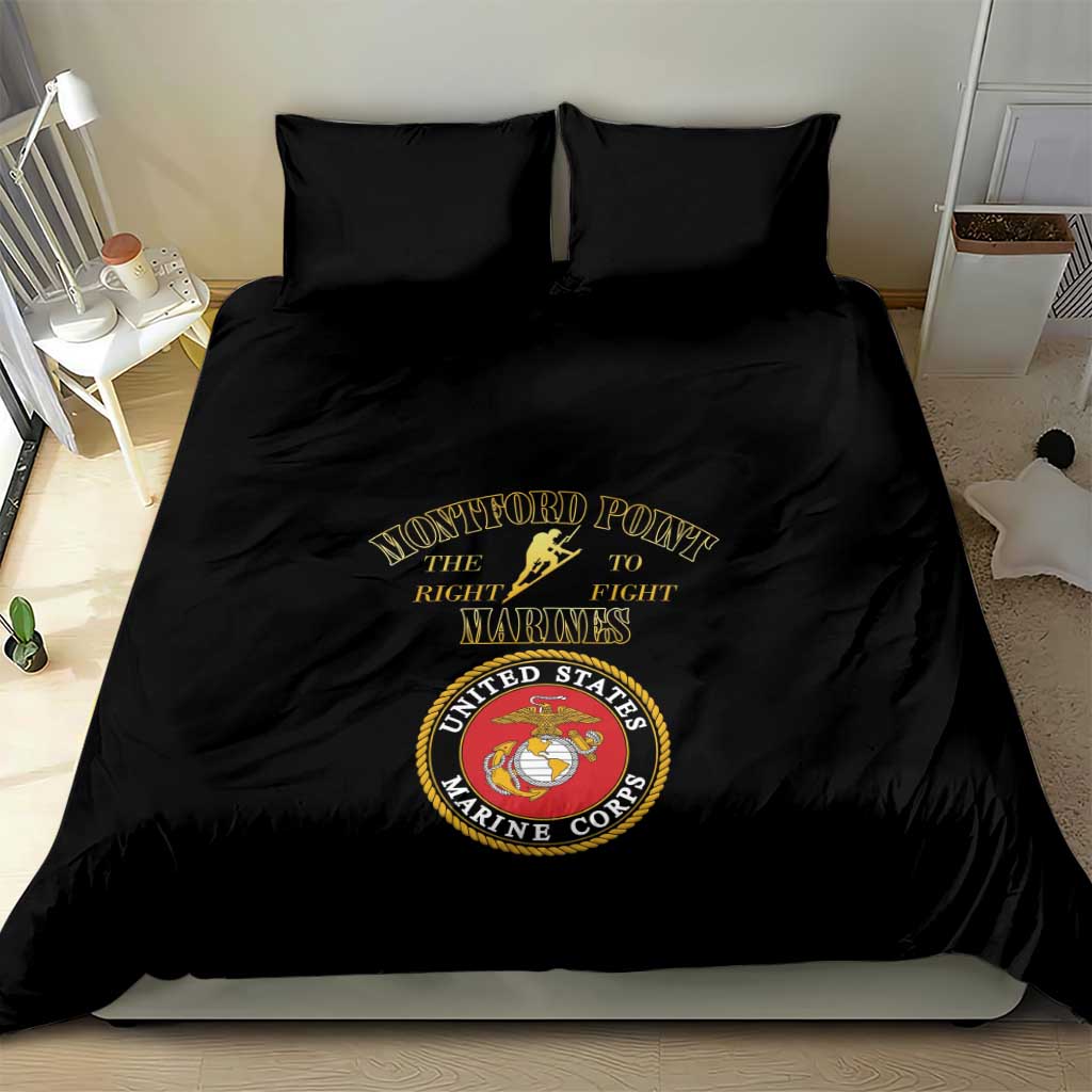 Montford Point Marines Bedding Set African American Heroes Black - African Pride