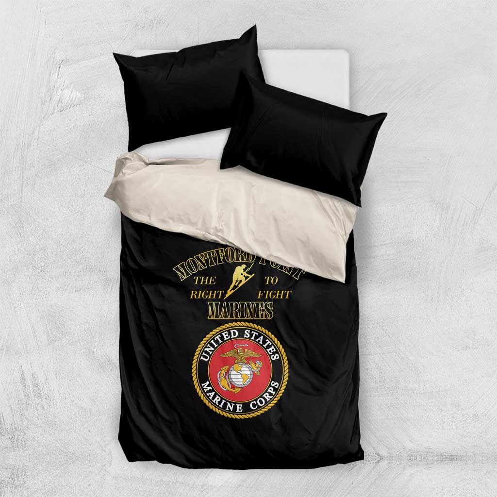 Montford Point Marines Bedding Set African American Heroes Black - African Pride
