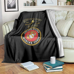 Montford Point Marines Blanket African American Heroes Black - African Pride