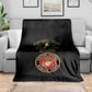 Montford Point Marines Blanket African American Heroes Black - African Pride