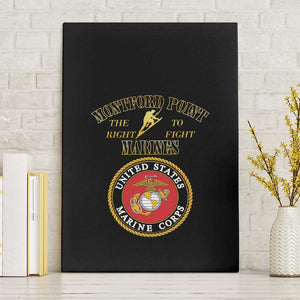 Montford Point Marines Canvas Wall Art African American Heroes Black - African Pride