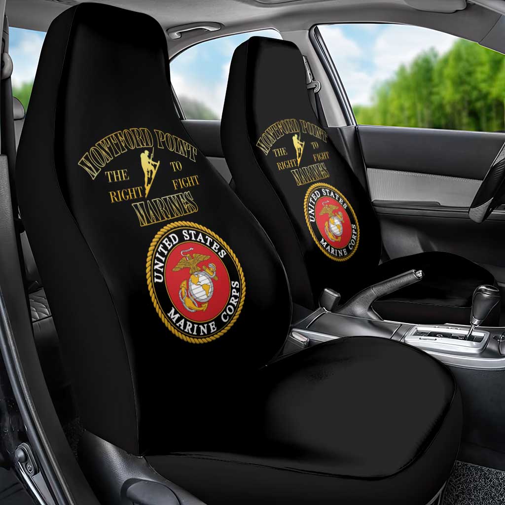Montford Point Marines Car Seat Cover African American Heroes Black - African Pride