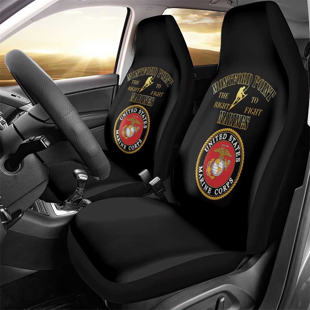 Montford Point Marines Car Seat Cover African American Heroes Black - African Pride
